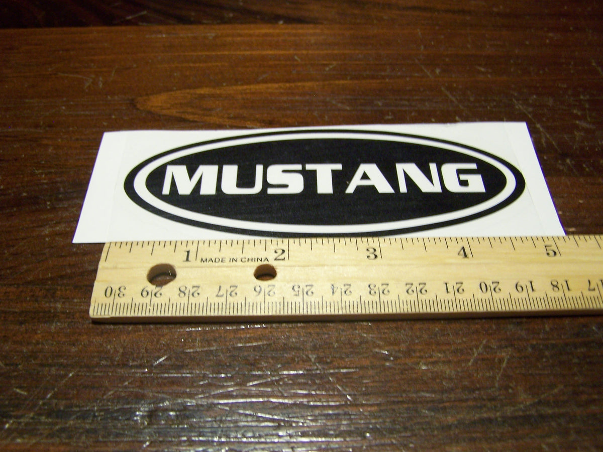 MUSTANG OVAL DECAL