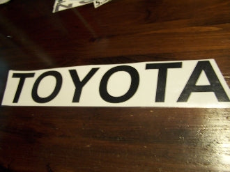 TOYOTA PICK UP TRUCK TAILGATE DECAL CHOOSE COLOR AND SIZE