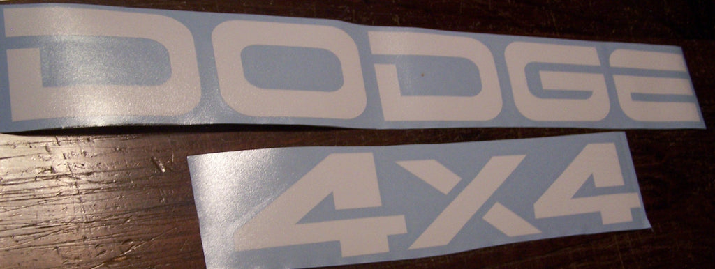 DODGE & 4x4 TAILGATE DECAL SET RAM DAKOTA