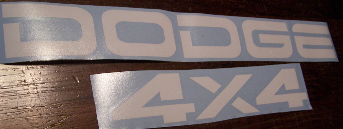 DODGE & 4x4 TAILGATE DECAL SET RAM DAKOTA