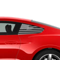 2015-2025 MUSTANG QUARTER WINDOW AMERICAN FLAG SET OF 2