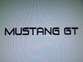 MUSTANG GT WINDSHIELD DECAL BANNER