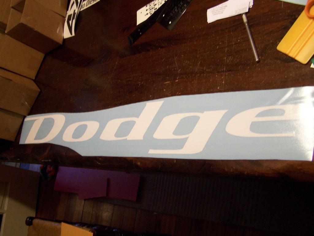 Dodge WINDSHIELD DECAL BANNER STICKER CHOOSE COLOR AND SIZE