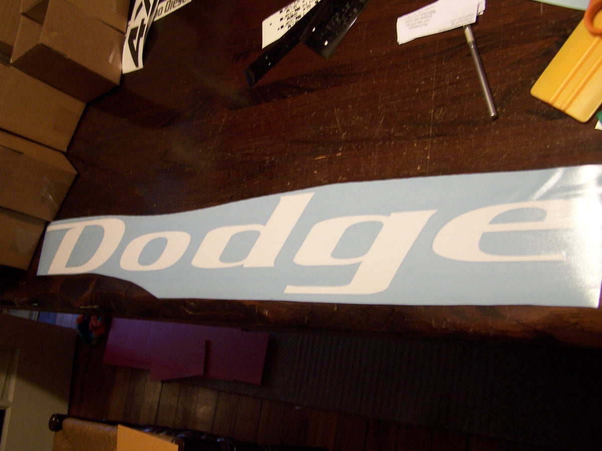 Dodge WINDSHIELD DECAL BANNER STICKER CHOOSE COLOR AND SIZE