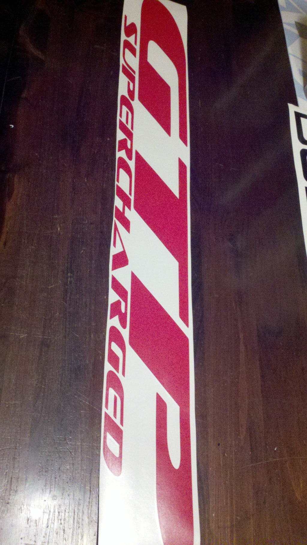 GRAND PRIX GTP SUPERCHARGED WINDSHIELD / WINDOW VINYL STICKER DECAL BANNER