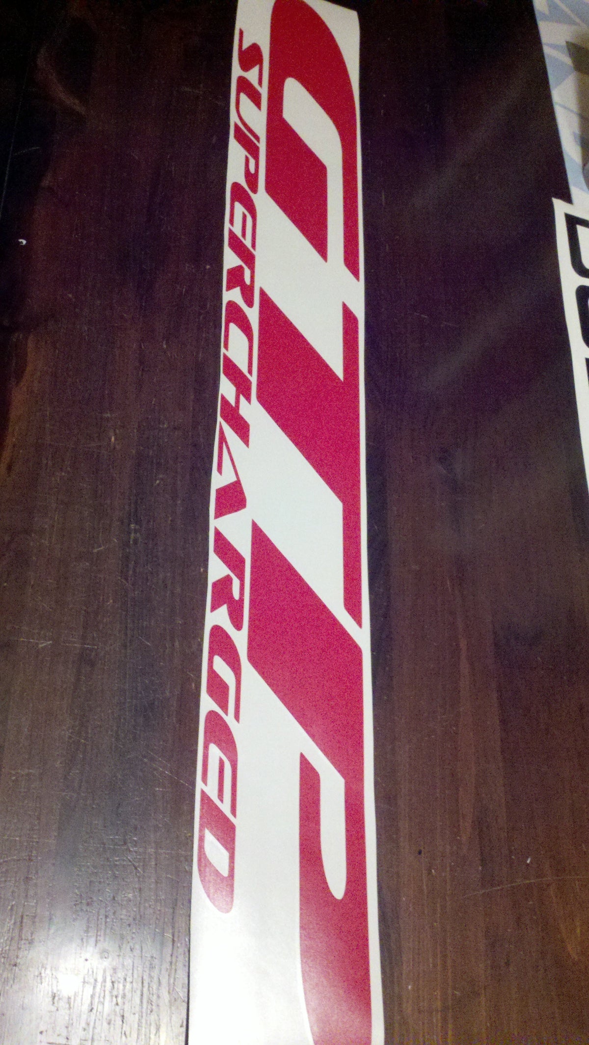 GRAND PRIX GTP SUPERCHARGED WINDSHIELD / WINDOW VINYL STICKER DECAL BANNER