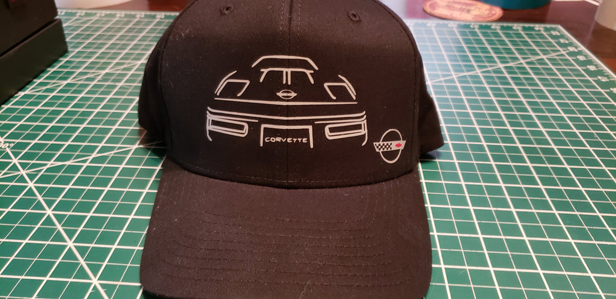 CORVETTE C4 FLEX  FIT HAT WITH 1991-1996 FRONT END LOGO