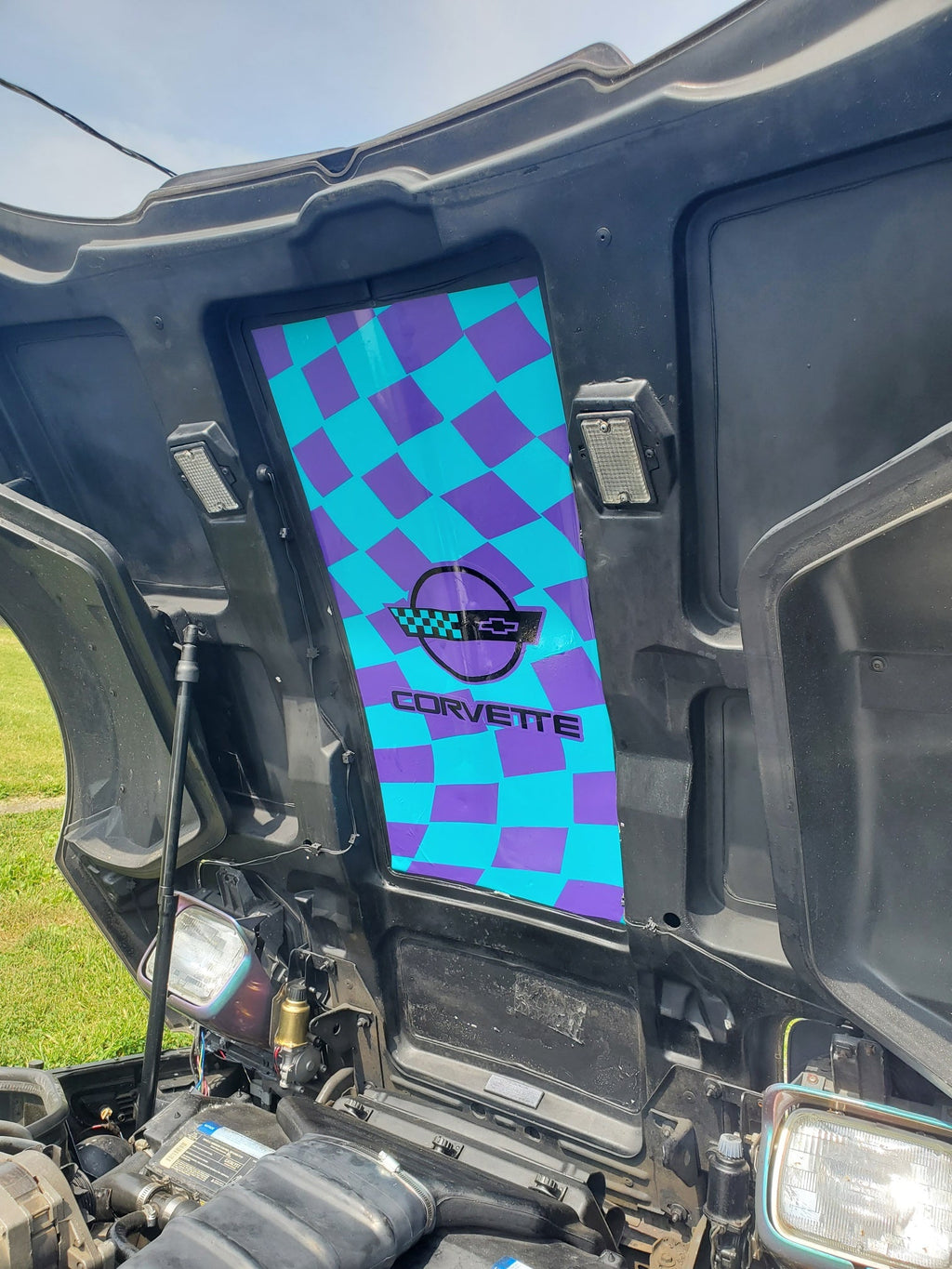 CORVETTE C4 UNDER HOOD DECAL