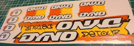 DYNO DETOUR DECAL SET 86 87 88 89 VINTAGE BMX