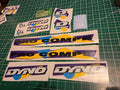 DYNO PRO COMPE DECAL SET 1990 1991 VINTAGE BMX