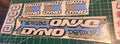 DYNO DETOUR DECAL SET 86 87 88 89 VINTAGE BMX LIGHT BLUE & GRAY