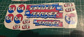 BMX GT PERFORMER DECAL SET 86 87 88