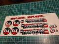BMX GT FREESTYLE PRO TOUR TEAM MODEL DECAL SET 86 87 88 89