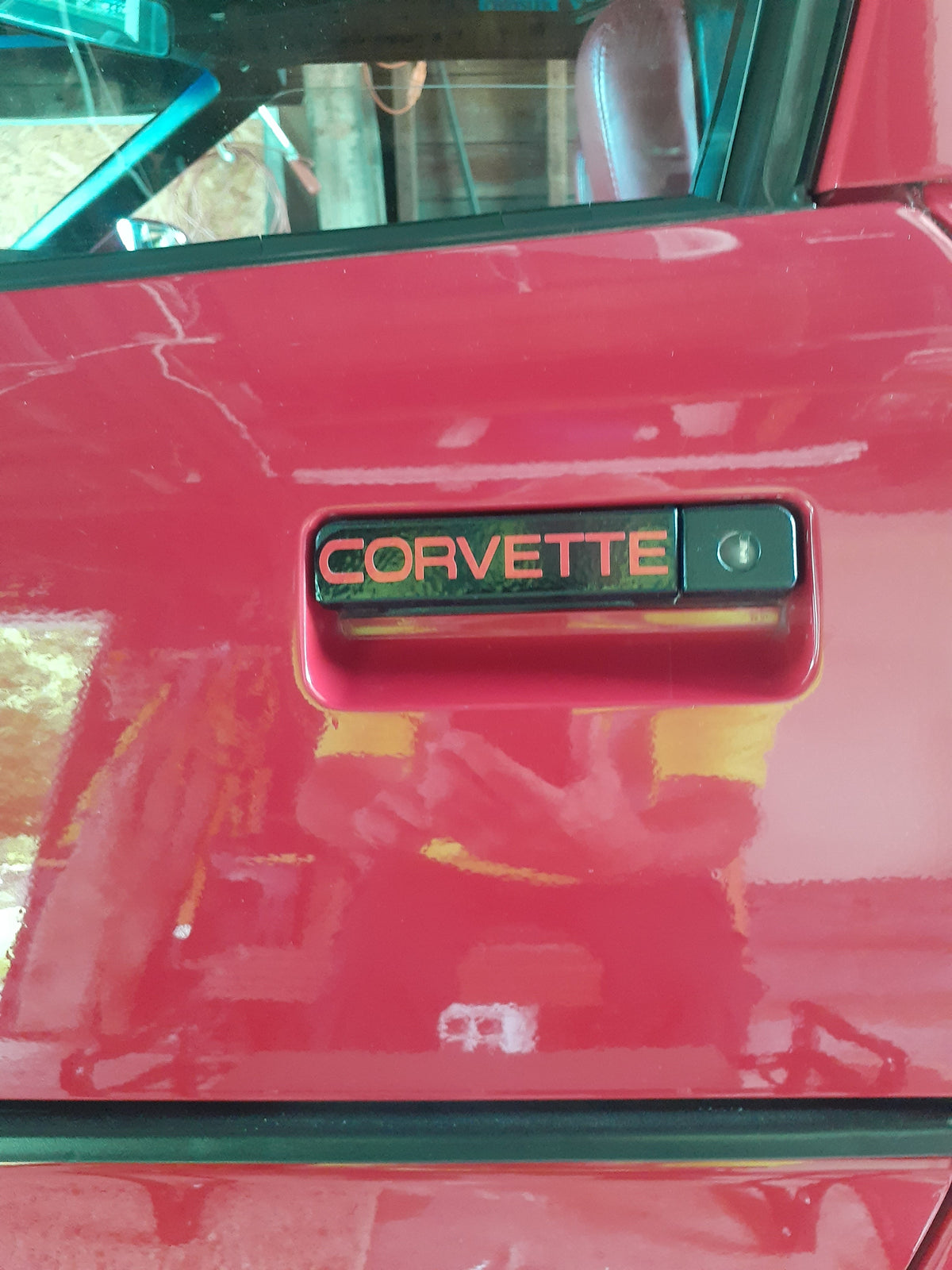 1984-1996 CORVETTE DOOR HANDLE OVERLAY DECALS