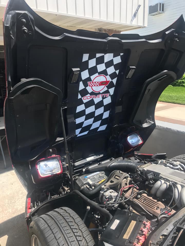 CORVETTE C4 UNDER HOOD DECAL