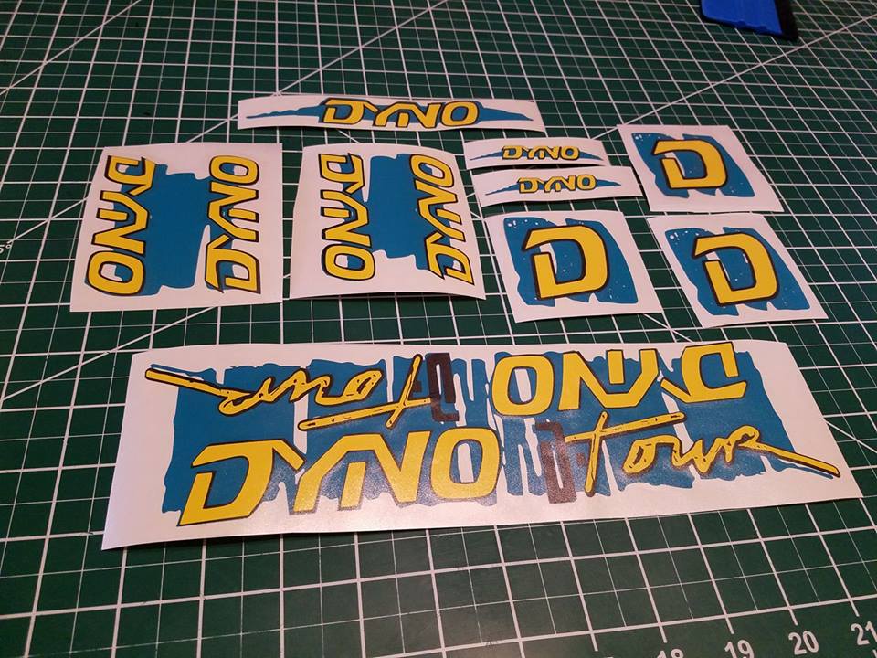 BMX DYNO D-TOUR DECAL SET 86 87 88