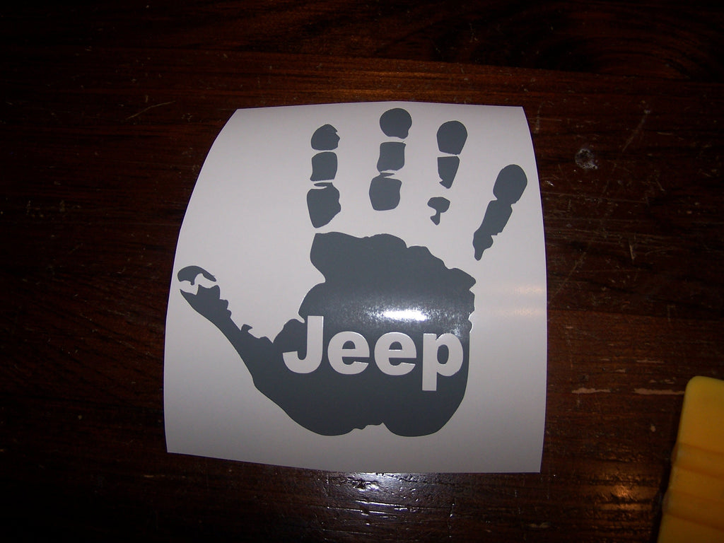 JEEP WAVE DECAL VINYL DECAL STICKER CHOOSE COLOR AND BODY CODE