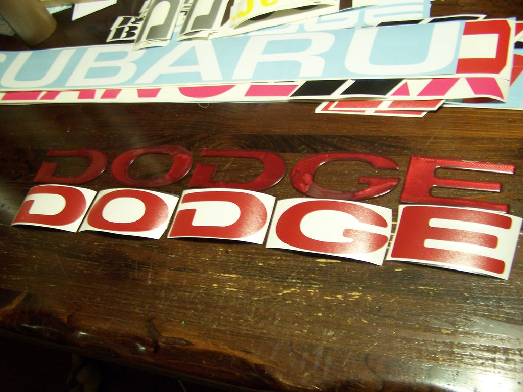 DODGE DAKOTA 87-96 TAILGATE DECAL CHOOSE COLOR FIRST GENERATION