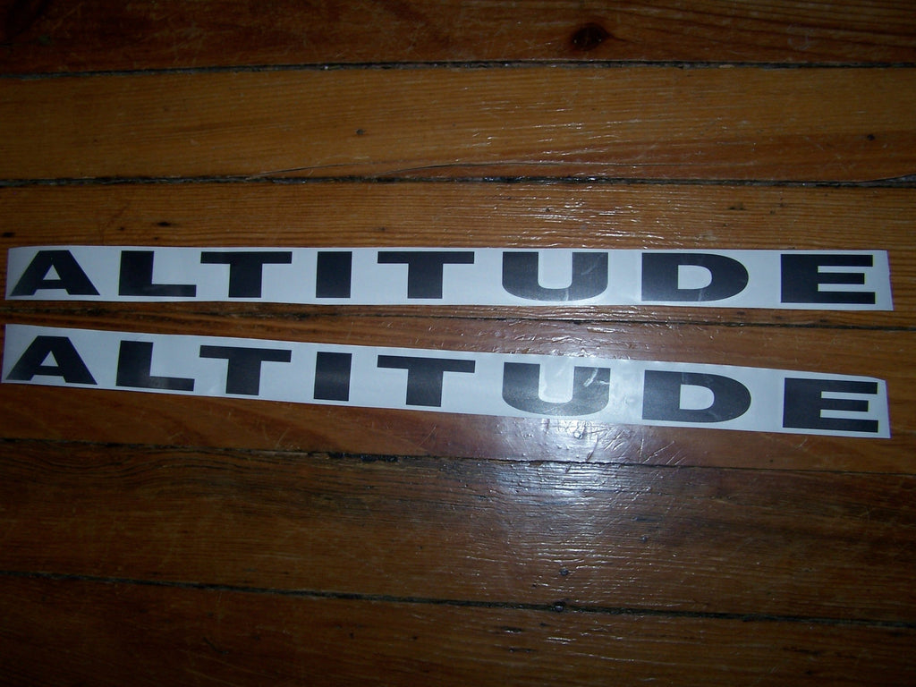 JEEP ALTITUDE HOOD DECALS WRANGLER JK TJ