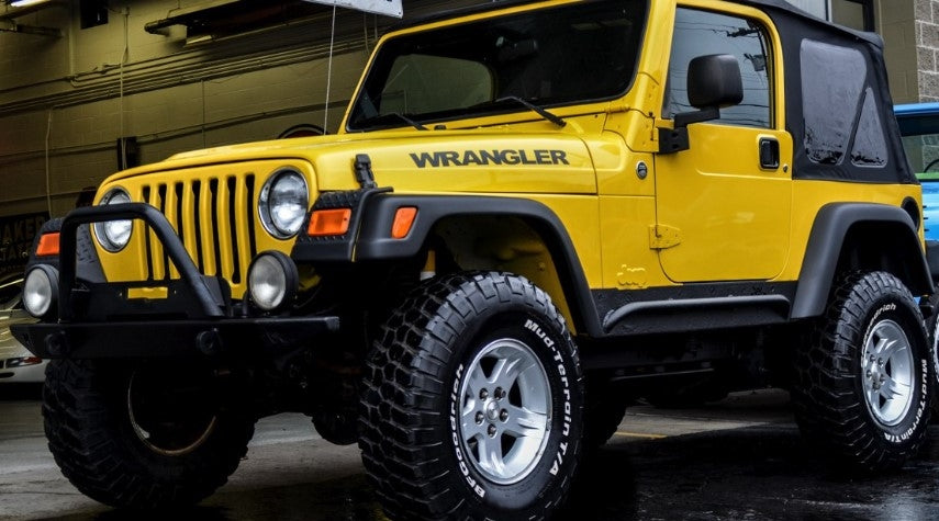JEEP WRANGLER HOOD DECAL SET CHOOSE COLOR