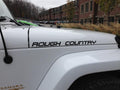 JEEP ROUGH COUNTRY HOOD DECAL SET OF 2 CHOOSE COLOR
