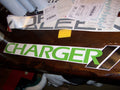 CHARGER WINDSHIELD DECAL BANNER CHOOSE 2 COLORS AND SIZE