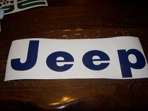 1975-86 JEEP CJ TAILGATE VINYL DECAL CJ7 SCRAMBLER CJ8