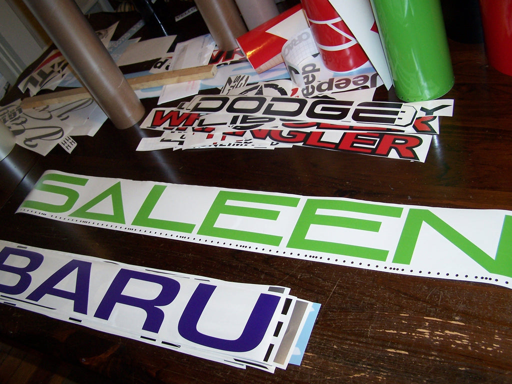 SALEEN WINDSHIELD DECAL BANNER STICKER CHOOSE COLOR AND SIZE