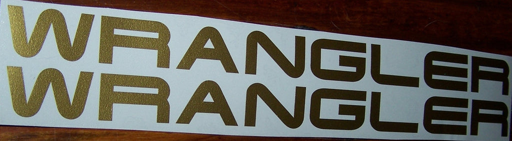 JEEP WRANGLER HOOD DECAL SET