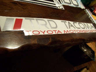 TRD TACOMA WINDSHIELD VINYL DECAL STICKER BANNER