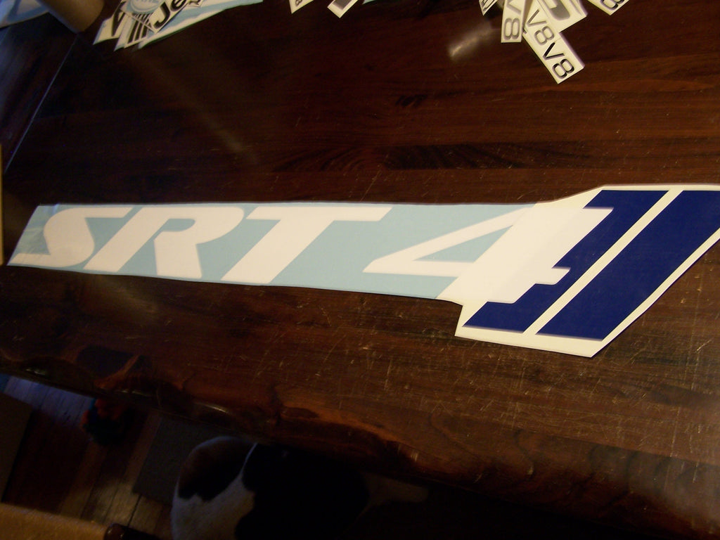 DODGE SRT-4 WINSHIELD BANNER CHOOSE 2 COLORS