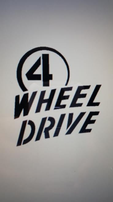 JEEP WRANGLER WILLYS 4 WHEEL DRIVE DECAL STICKER JK