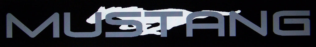 MUSTANG WINDSHIELD DECAL BANNER CHOOSE 2 COLORS