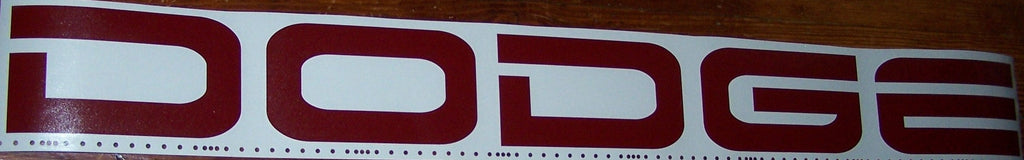 DODGE WINDSHIELD VINYL DECAL CHOOSE SIZE & COLOR