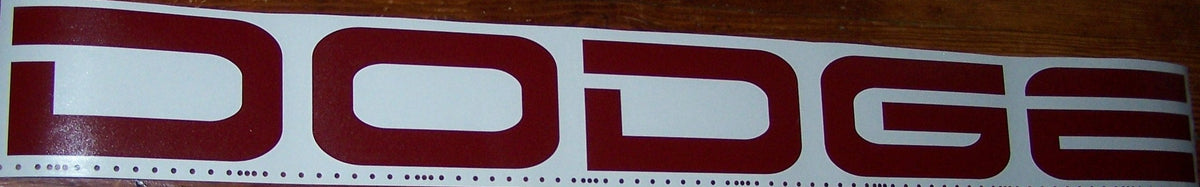 DODGE WINDSHIELD VINYL DECAL CHOOSE SIZE & COLOR