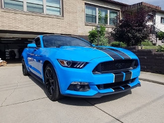 '15, '16, '17, '18 MUSTANG 2 COLOR DUAL STRIPE KIT SHELBY STRIPE