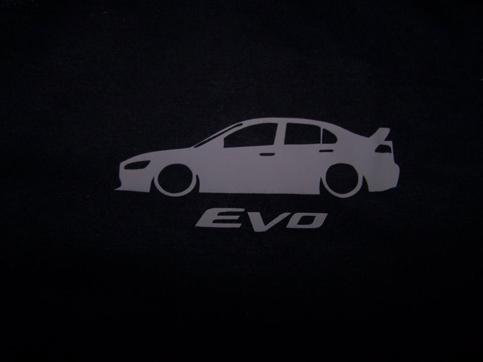 MITSUBISHI EVOLUTION EVO LISTEN TO MY EXHAUST T-SHIRT