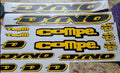 DYNO COMPE TEAM MODEL DECAL SET 1994 1995 VINTAGE BMX