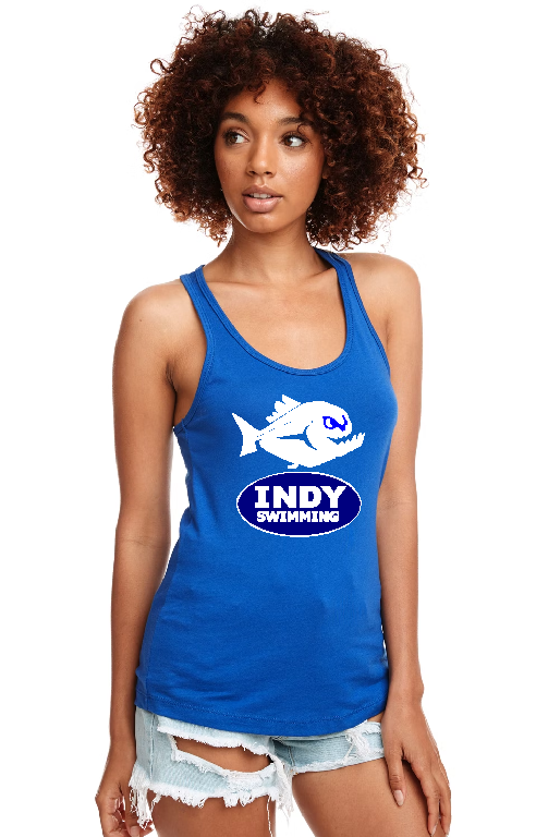 INDY SWIMMING SWIM TEAM WOMENS RACERBACK TANK TOP