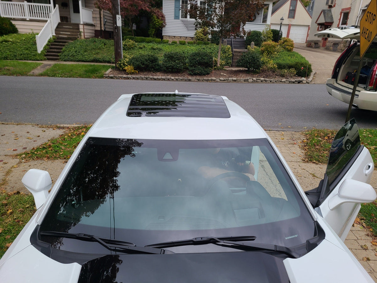 2016-UP CHEVROLET CAMARO SUNROOF DISTRESSED FLAG DECAL CHOOSE CO