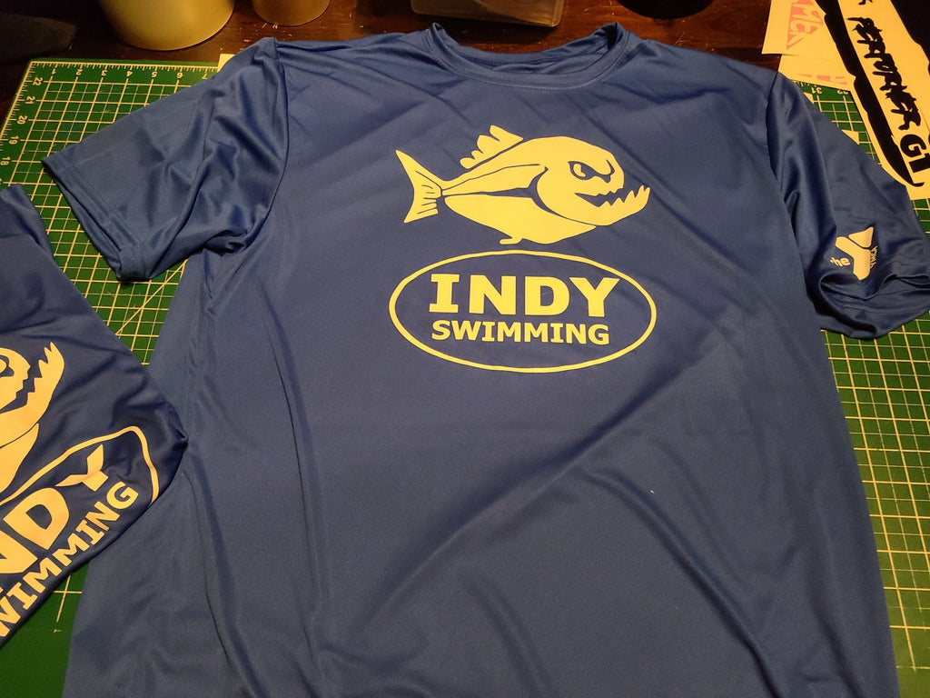 INDY SWIMMING SWIM TEAM  DRI FIT T-SHIRT