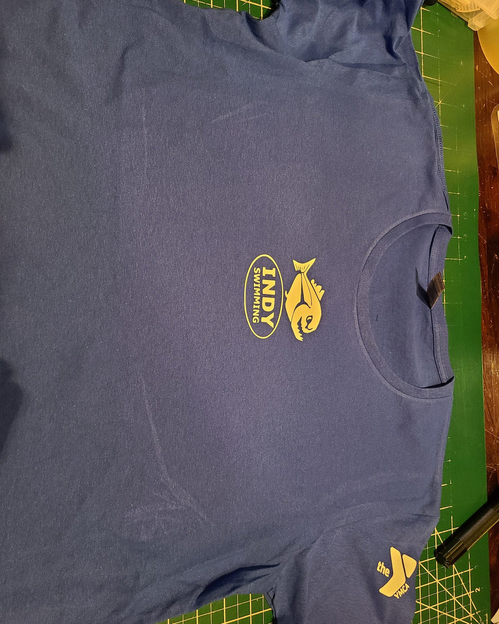 INDY SWIMMING SWIM TEAM  DRI FIT T-SHIRT