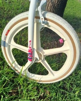 GT VERTIGO ST DECAL SET 1988 VINTAGE BMX HOT PINK/ DARK BLUE/WHITE