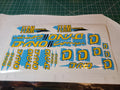 DYNO PRO COMPE TEAM MODEL DECAL SET 86 87 88 89 VINTAGE BMX