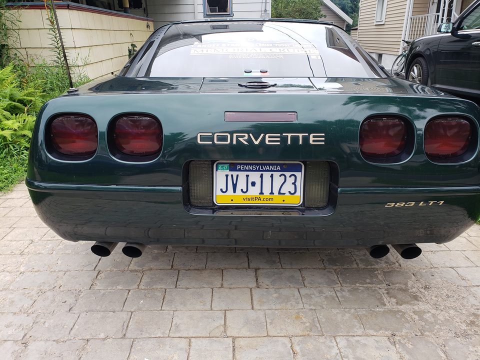 CORVETTE 13 PIECE VINYL TINTED LIGHT OVERLAY KIT 91-96 C4