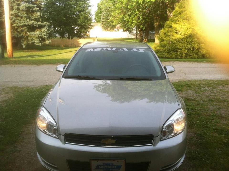 IMPALA SS WINDSHIELD DECAL BANNER WINDOW VINYL STICKER