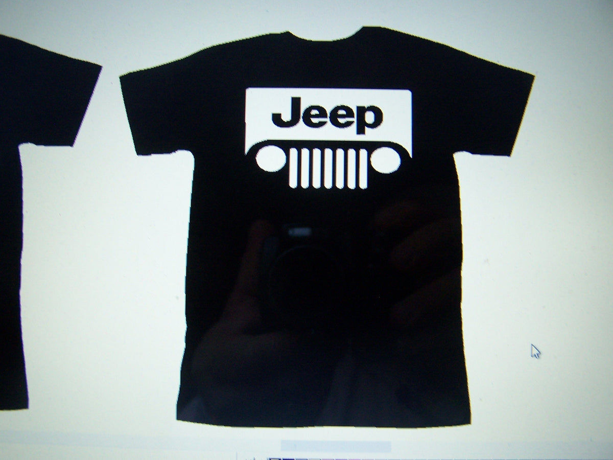 JEEP WRANGLER LOGO T-SHIRT CHOOSE SIZE AND COLOR