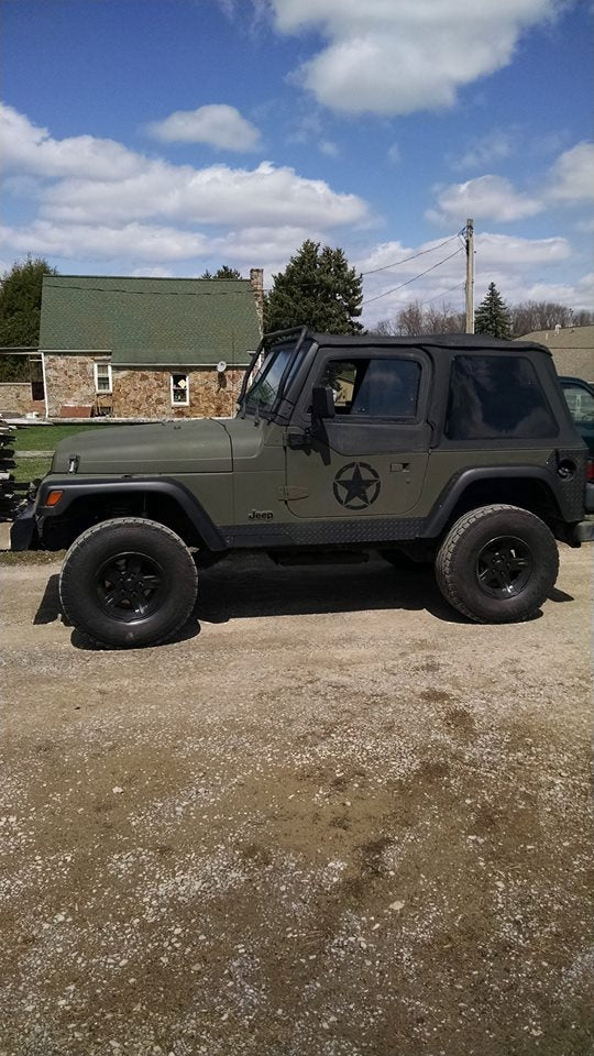 JEEP FREEDOM EDITION OSCAR MIKE STAR VINYL DECAL STICKER