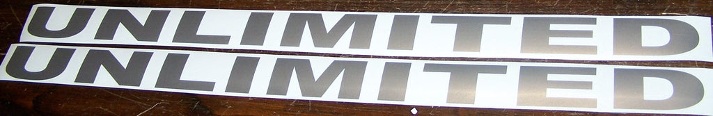 JEEP UNLIMITED HOOD DECALS WRANGLER JK TJ