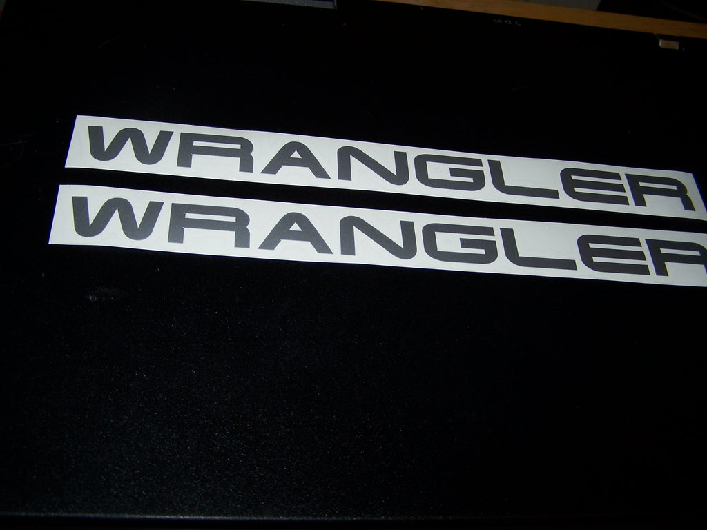 JEEP WRANGLER HOOD DECAL SET
